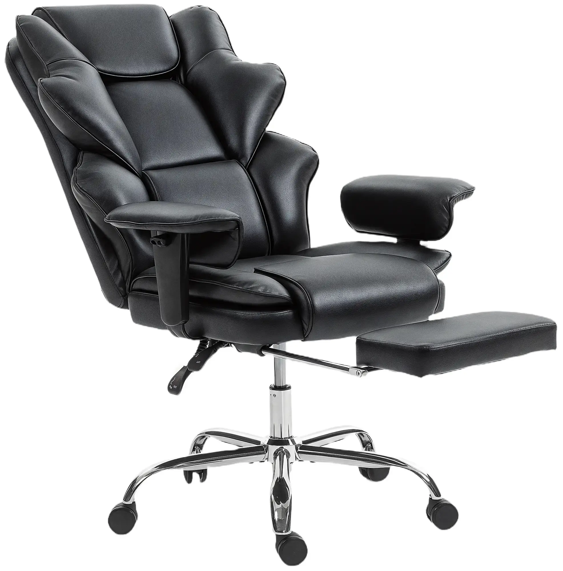 Fotoliu de birou Homcom 921-904V00BK (Black) - 4