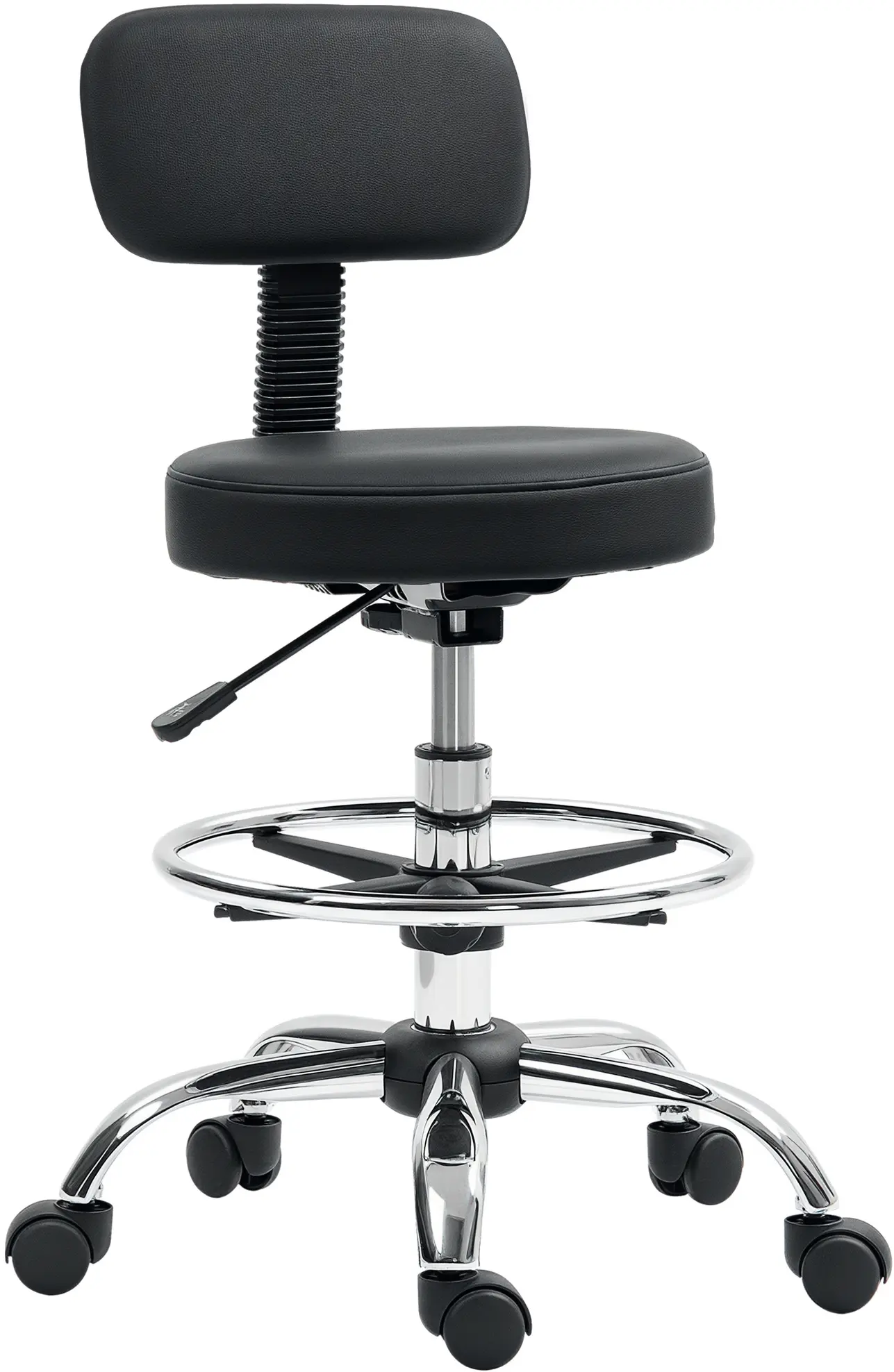 Taburet Homcom 921-822V00BK (Black/Silver) - 2