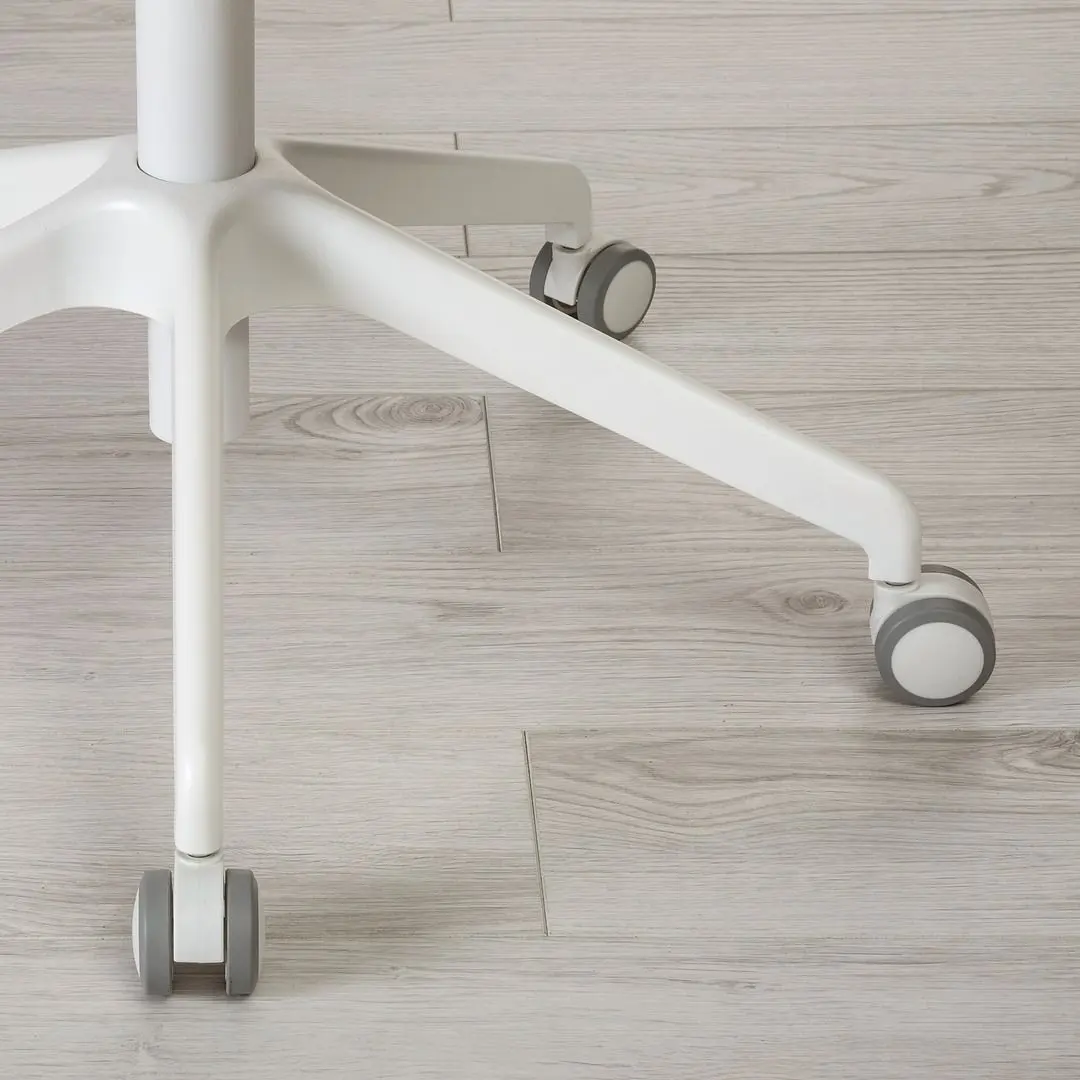 Fotoliu Ikea Fjallberget/Gunnared cu rotile (Furnir stejar alb/Bej)