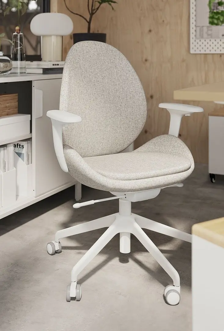 Fotoliu Ikea Hattefjall (Gunnared Bej/Alb)