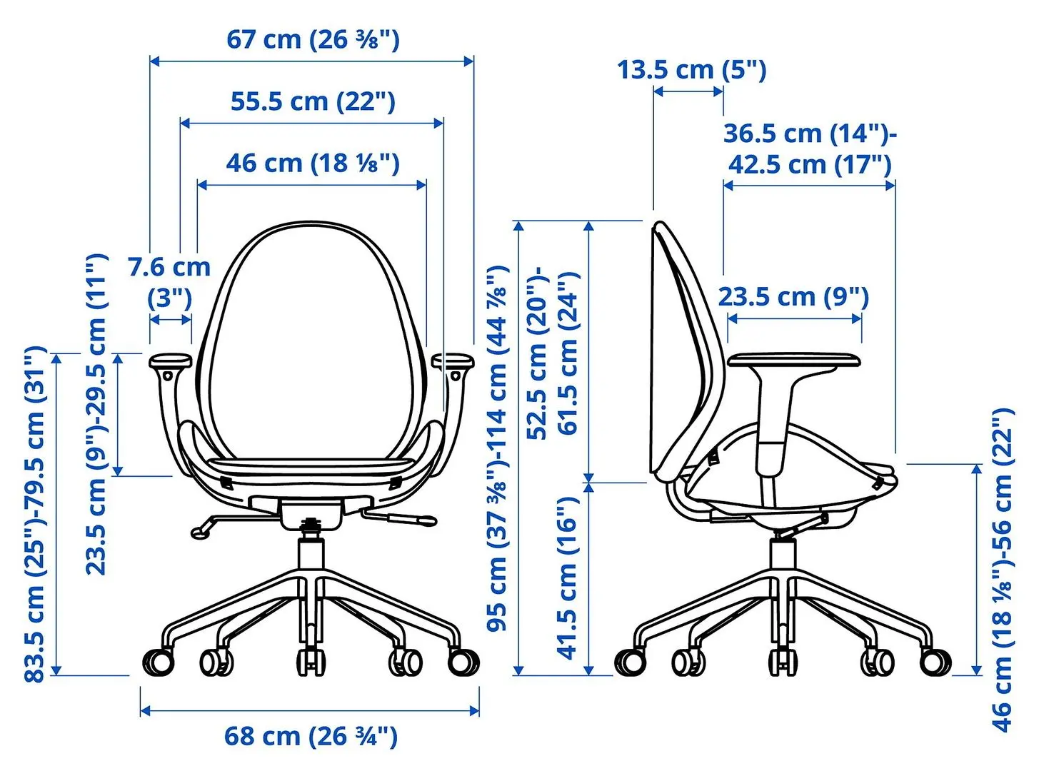 Fotoliu Ikea Hattefjall (Gunnared Gri Mediu/Alb)
