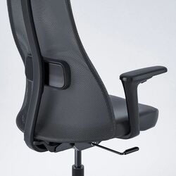 Fotoliu Ikea Jarvfjallet/Glose rotativ/cu brate (Negru) Thumb