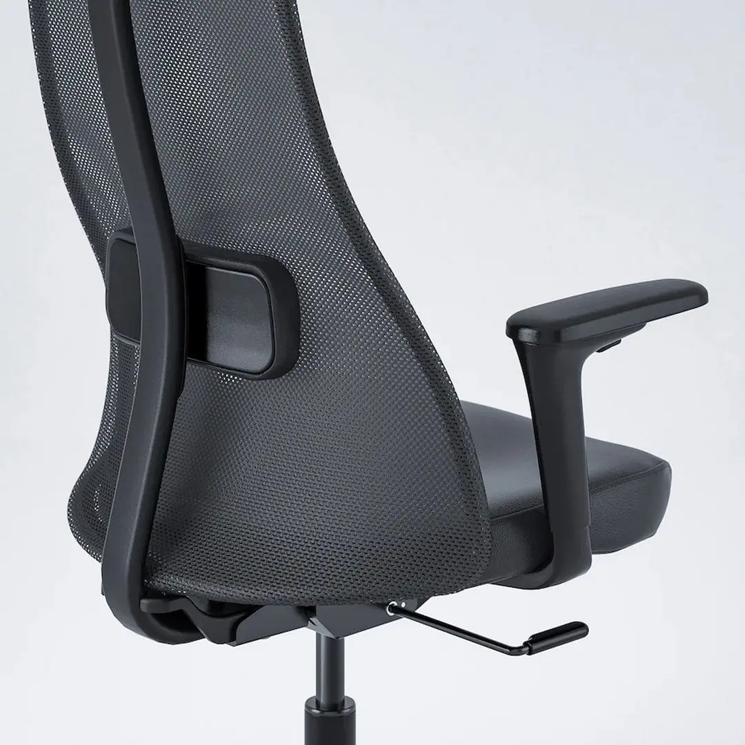 Fotoliu Ikea Jarvfjallet/Glose rotativ/cu brate (Negru)