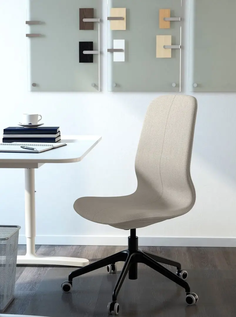 Fotoliu Ikea Langfjall (Gunnared Bej/Negru)