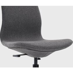 Fotoliu Ikea Langfjall rotativ (Gunnared Gri Inchis/Negru) Thumb