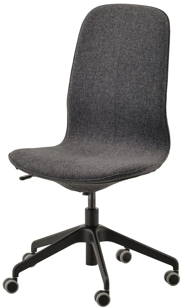 Fotoliu Ikea Langfjall rotativ (Gunnared Gri Inchis/Negru)