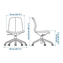 Fotoliu Ikea Langfjall (Gunnared Verde-Gri/Alb) Thumb
