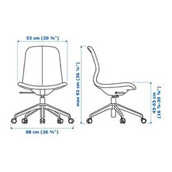 Fotoliu Ikea Langfjall/Gunnared (Verde-gri/Negru) Thumb