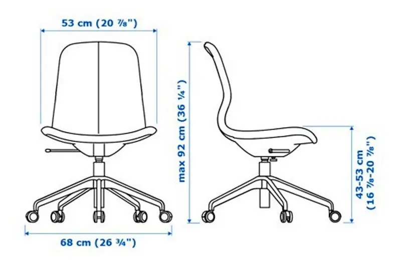 Fotoliu Ikea Langfjall/Gunnared (Verde-gri/Negru)
