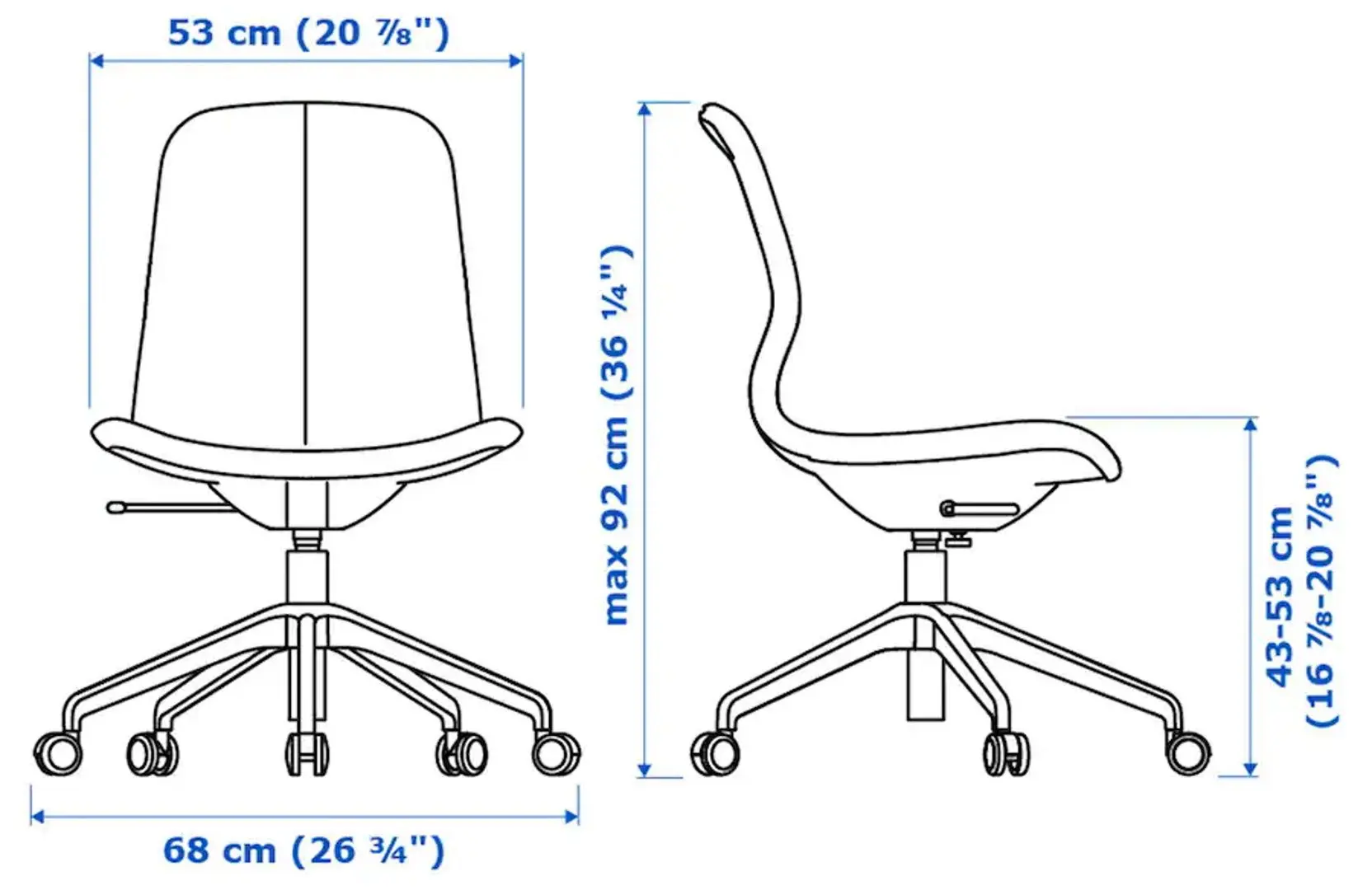 Fotoliu Ikea Langfjall/Gunnared (Bej/Alb)