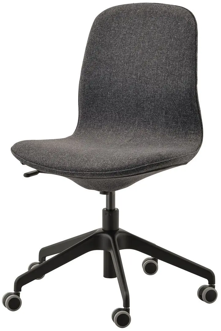 Fotoliu Ikea Langfjall rotativ (Gunnared Gri Inchis/Negru)