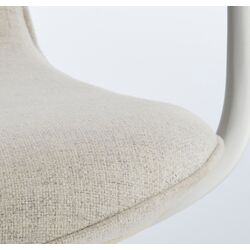 Кресло Ikea Langfjall/Gunnared (Бежевый/Белый) Thumb