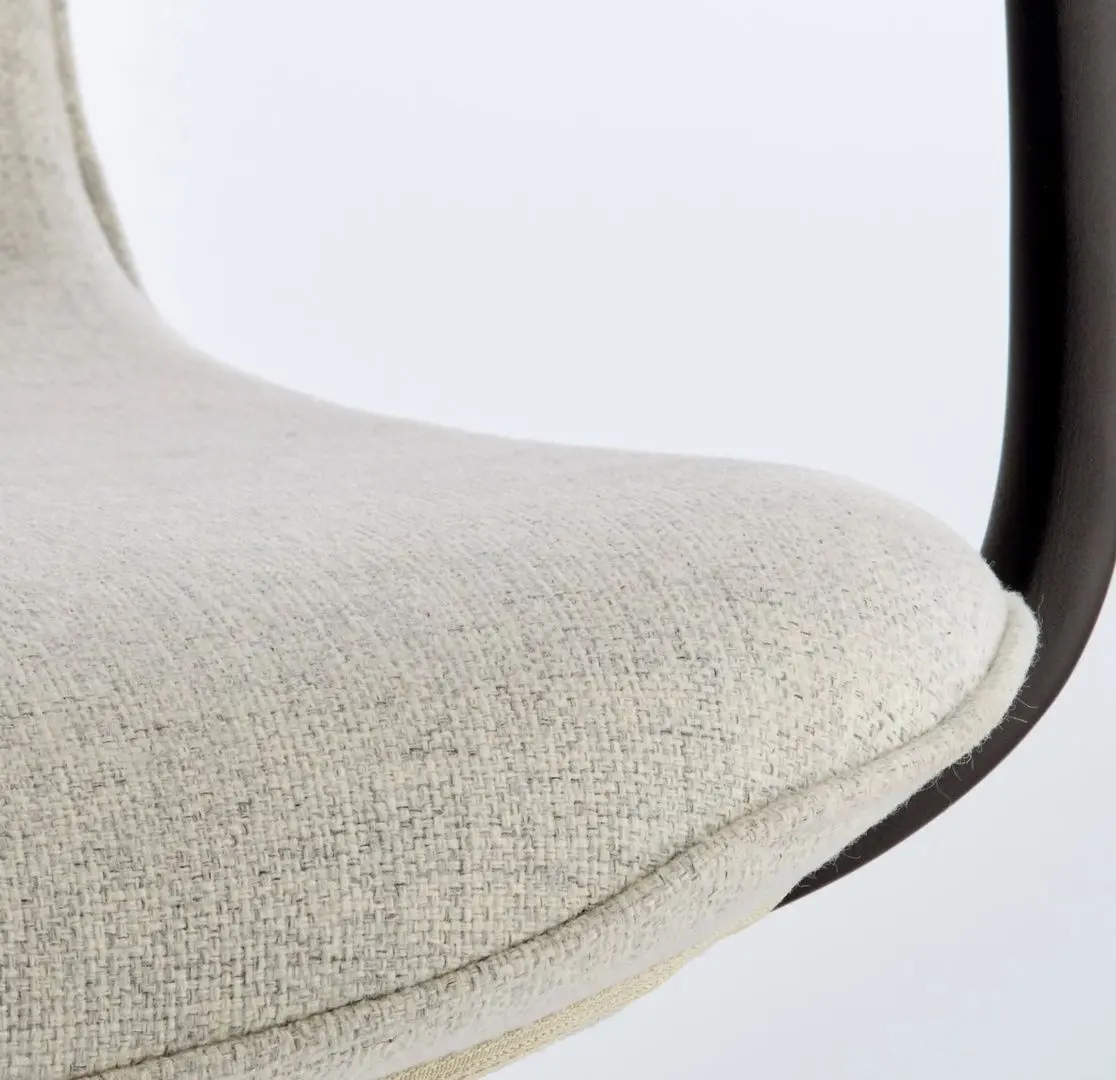 Fotoliu Ikea Langfjall rotativ cu brate (Gunnared Bej/Negru)