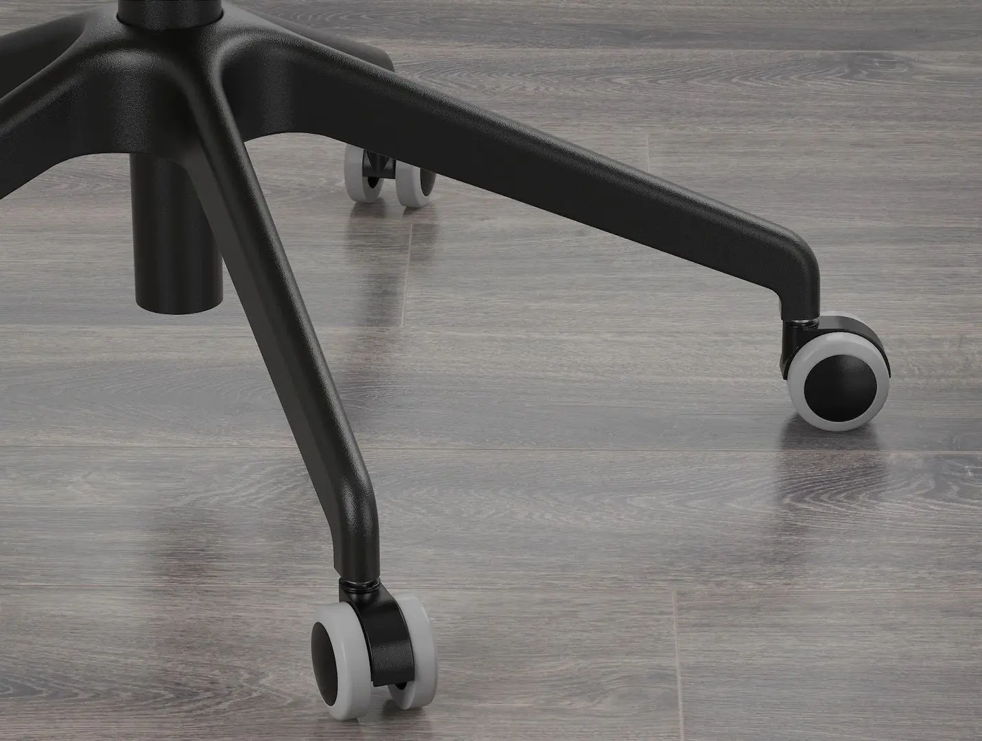 Fotoliu Ikea Langfjall rotativ/cu brate (Gunnared Gri Inchis/Negru)