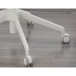 Fotoliu Ikea Langfjall rotativ cu brate/spatar inalt (Gri inchis/Alb) Thumb