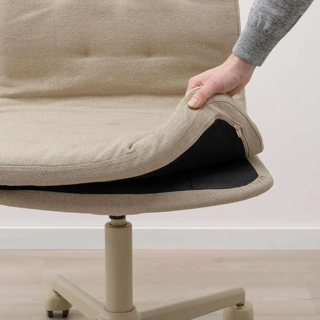 Fotoliu Ikea Mullfjallet cu rotile (Naggen Bej)