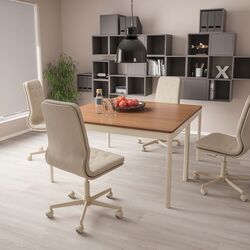 Fotoliu Ikea Mullfjallet cu rotile (Naggen Bej) Thumb