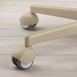 Fotoliu Ikea Mullfjallet cu rotile/cotiere (Naggen Bej) Thumb