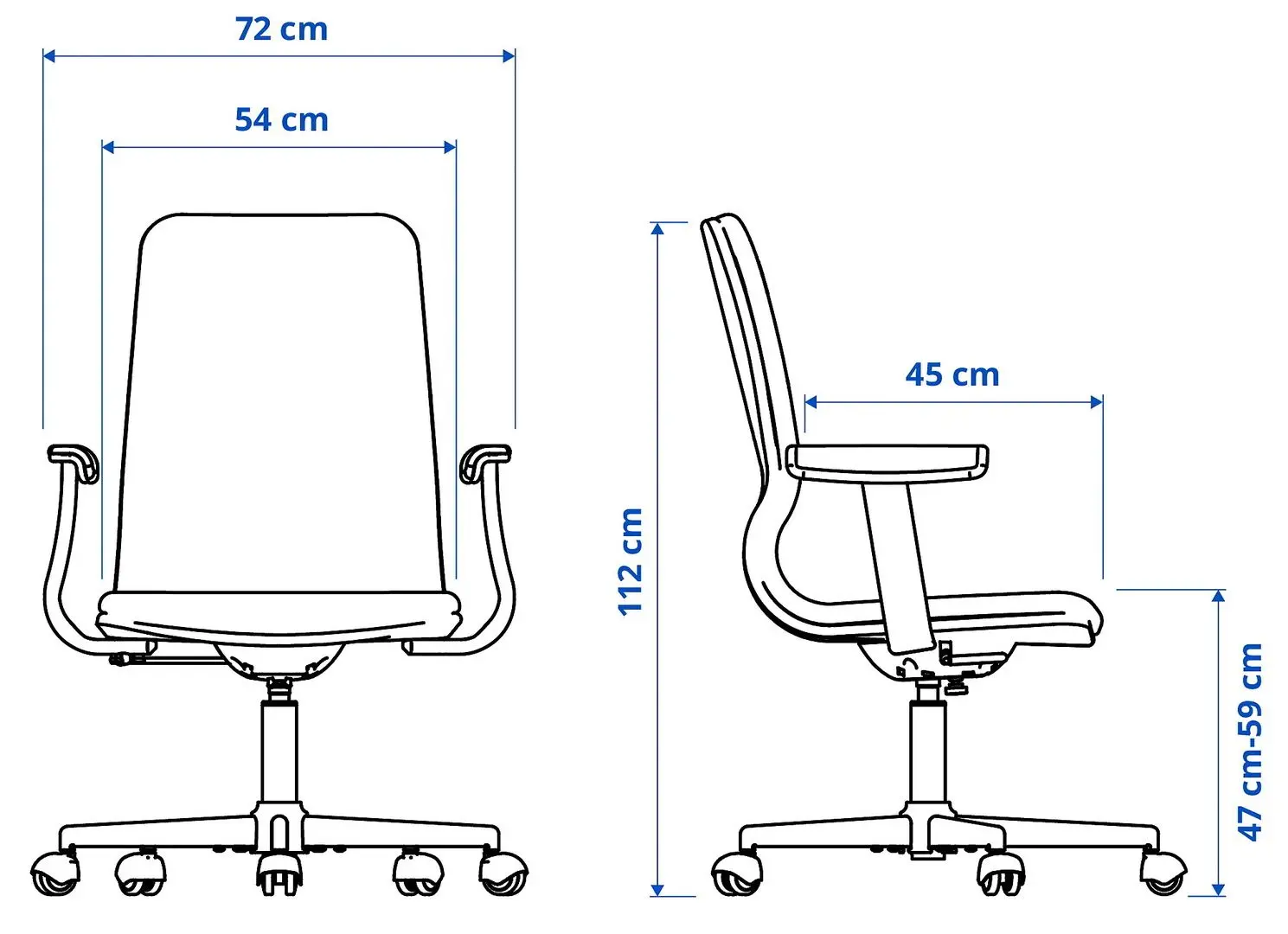 Fotoliu Ikea Mullfjallet/Naggen (Gri inchis) - 8