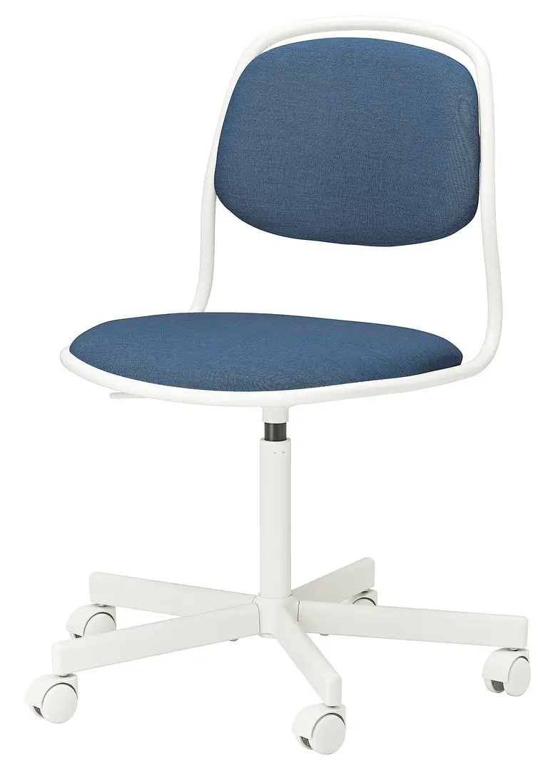 Fotoliu Ikea Orfjall (Alb/Vissle Albastru)