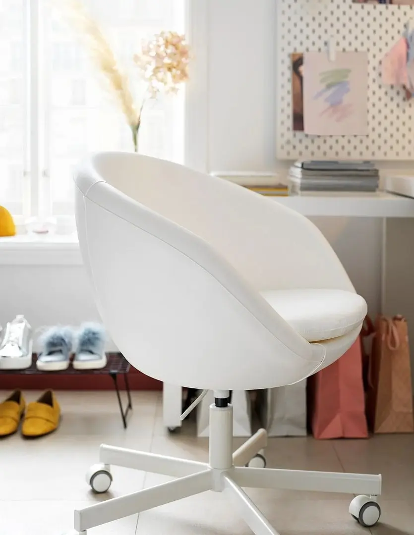 Fotoliu Ikea Skruvsta (Ysane Alb)