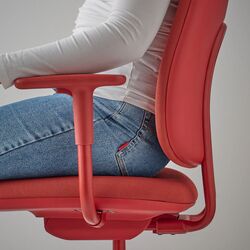 Кресло Ikea Smorkull/Grasnas с подлокотниками (Красный) Thumb