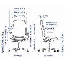 Кресло Ikea Smorkull/Grasnas с подлокотниками (Красный) Thumb