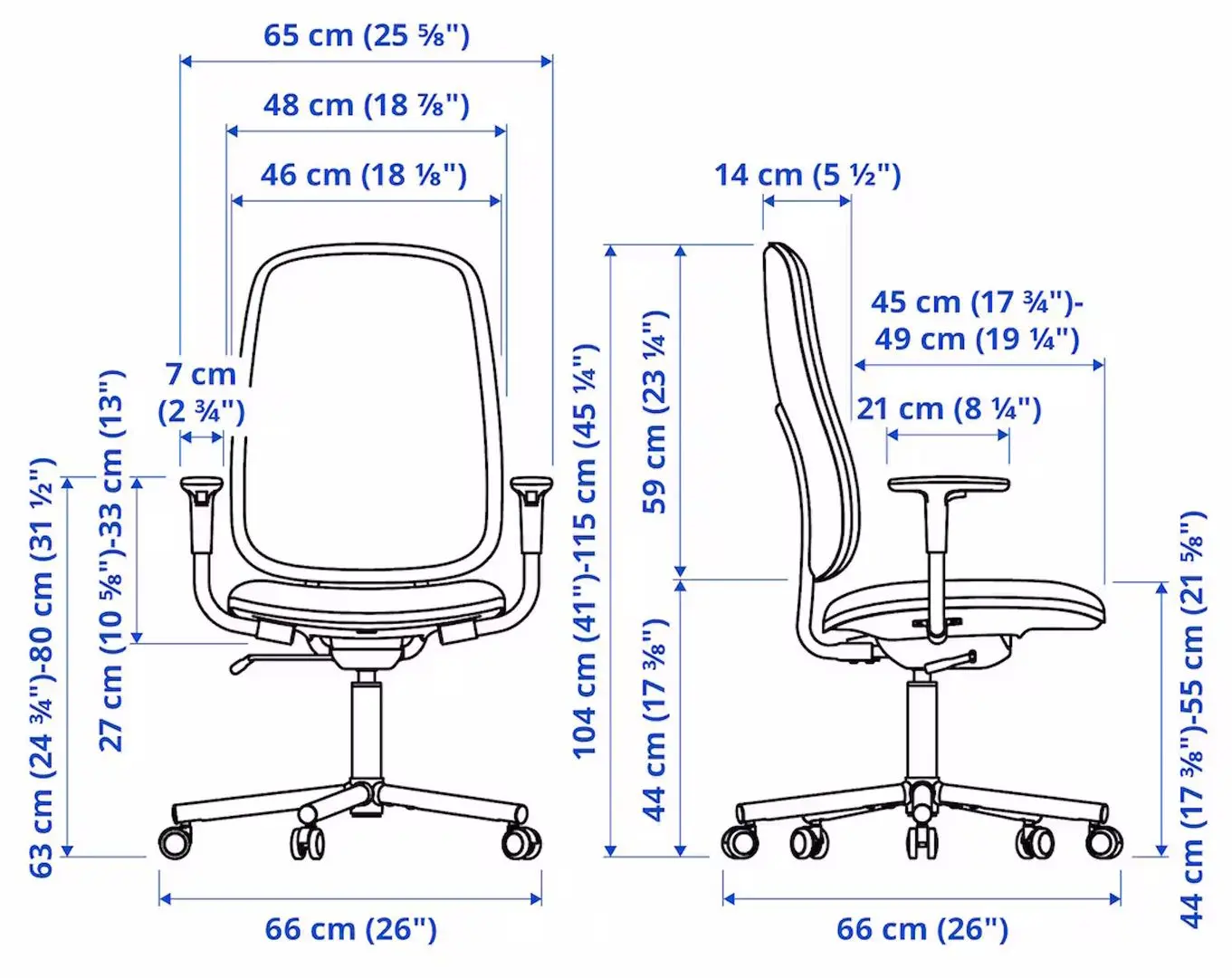 Кресло Ikea Smorkull/Grasnas с подлокотниками (Красный)