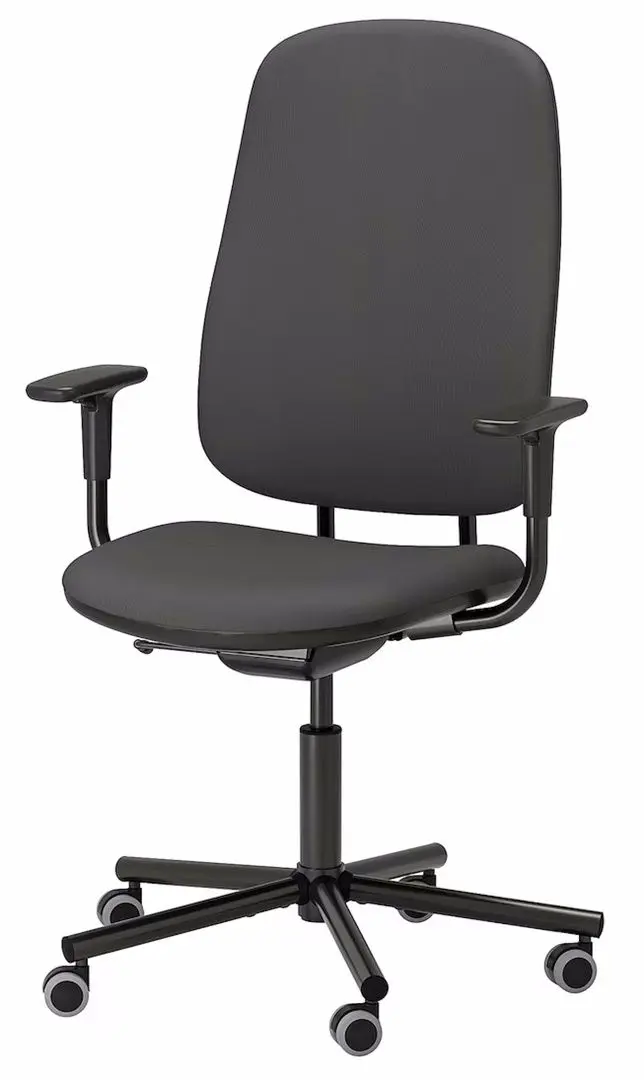 Fotoliu Ikea Smorkull/Grasnas cu brate (Gri Inchis)