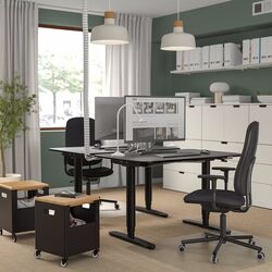 Fotoliu Ikea Smorkull/Grasnas cu brate (Gri Inchis) Thumb