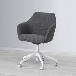 Fotoliu Ikea Tossberg/Langfjall (Gunnared Gri Inchis/Alb)