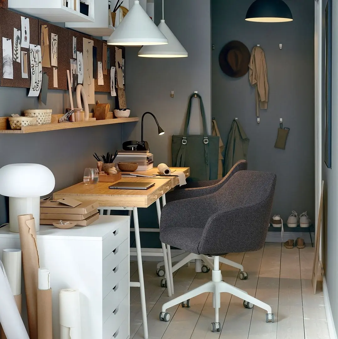 Fotoliu Ikea Tossberg/Langfjall (Gunnared Gri Inchis/Alb)