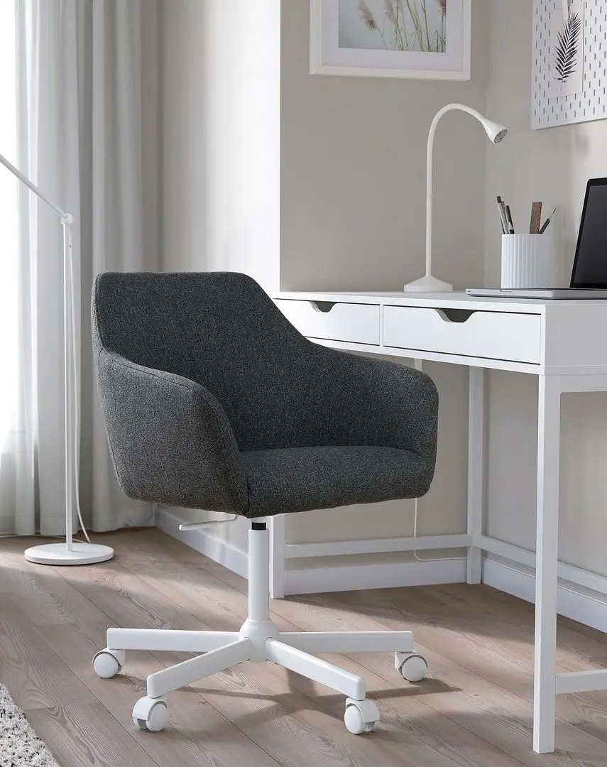 Fotoliu Ikea Tossberg/Malskar (Gunnared Gri Inchis/Alb)