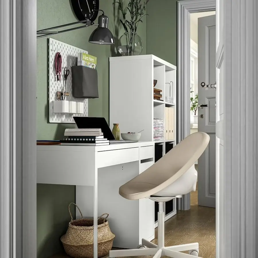 Fotoliu rotativ Ikea Eldberget/Malskar (Bej/Alb)