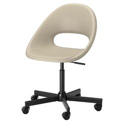 Fotoliu rotativ Ikea Eldberget/Malskar (Bej/Negru)