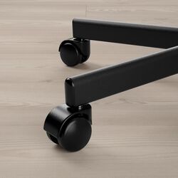 Fotoliu rotativ Ikea Eldberget/Malskar cu perna (Negru/Gri inchis) Thumb