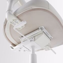 Кресло вращающееся Ikea Jarvfjallet с подлокотниками (Гранн Белый) Thumb