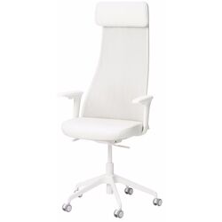 Fotoliu rotativ Ikea Jarvfjallet cu brate (Grann Alb)