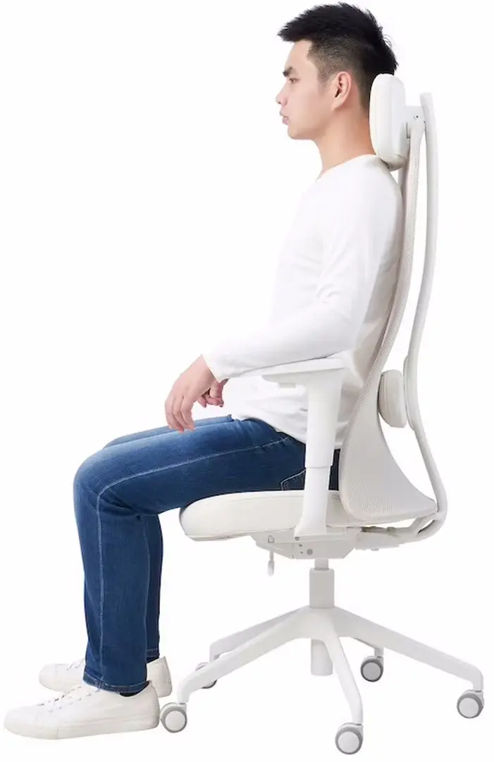 Кресло вращающееся Ikea Jarvfjallet с подлокотниками (Гранн Белый)