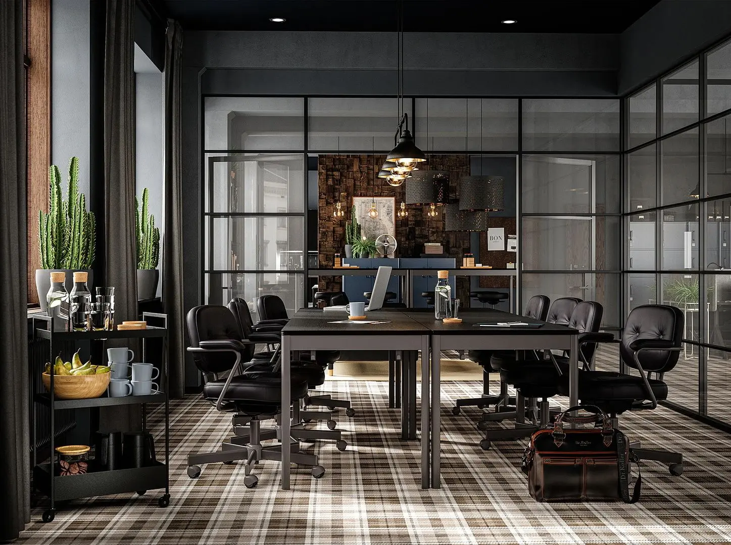 Fotoliu rotativ Ikea Alefjall (Glose Negru)