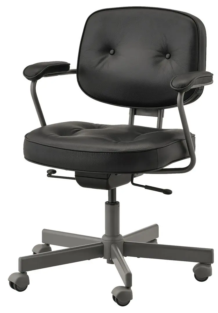 Fotoliu rotativ Ikea Alefjall (Glose Negru)