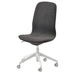 Fotoliu rotativ Ikea Langfjall (Gunnared Gri Inchis/Alb)