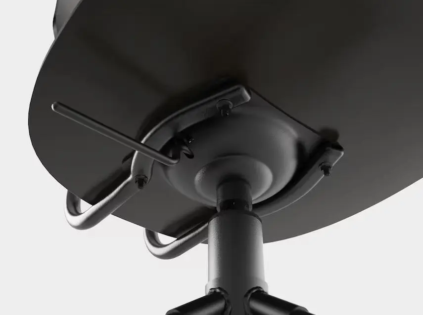 Scaun Ikea Kullaberg rotativ (Negru)