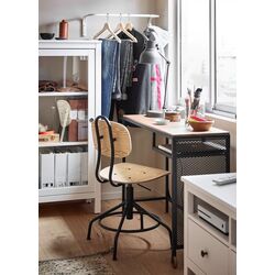 Scaun Ikea Kullaberg rotativ (Pin/Negru) Thumb