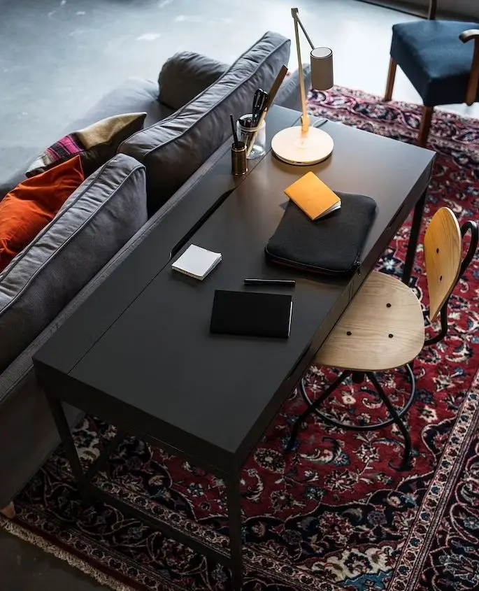 Scaun Ikea Kullaberg rotativ (Pin/Negru)