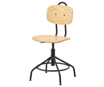 Scaun Ikea Kullaberg rotativ (Pin/Negru)