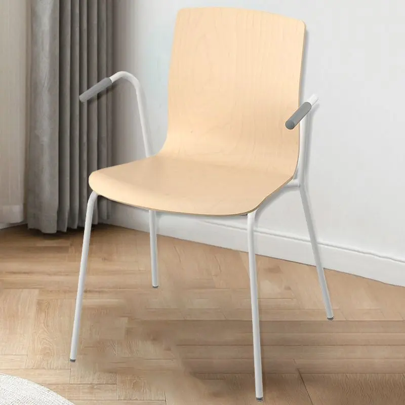 Scaun Ikea Laktare (Furnir Mesteacăn/Alb)