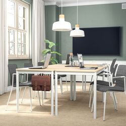 Scaun Ikea Laktare (Gri Mediu/Alb) Thumb