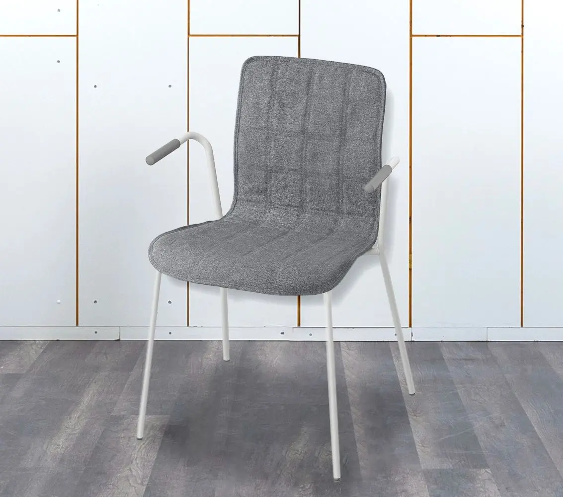 Scaun Ikea Laktare (Gri Mediu/Alb)