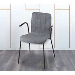 Scaun Ikea Laktare (Gri Mediu/Negru)
